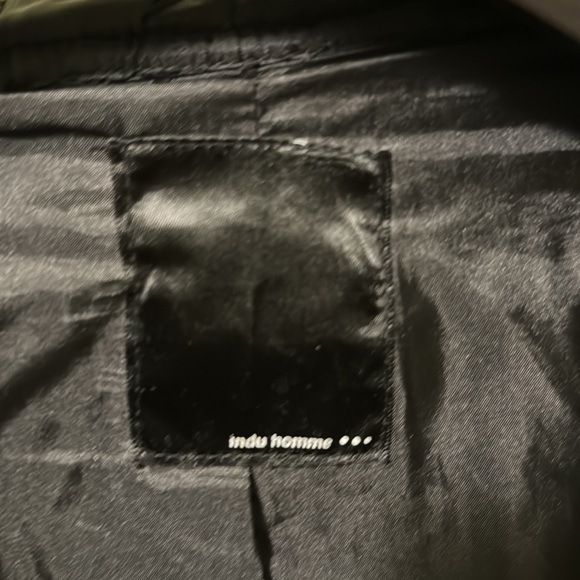 Unique houndstooth wool coat with hood - Picture 6 of 7